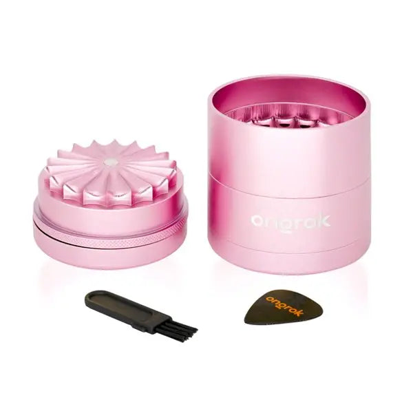 5 Pc Flower Tooth Storage Grinder Pink