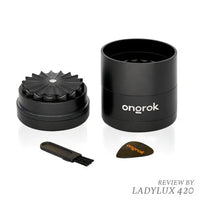 5 Pc Flower Tooth Storage Grinder black
