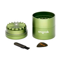5 Pc Flower Tooth Storage Grinder green
