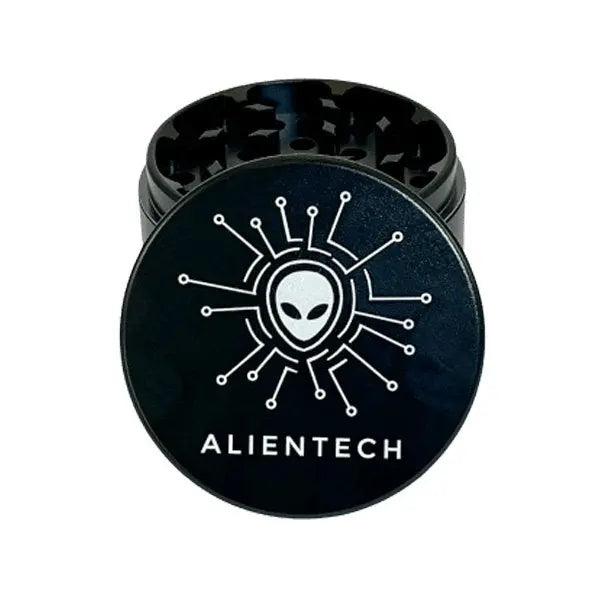 Alientech 4-Piece 63mm Ceramic Grinder – Ships Australia-wide - black