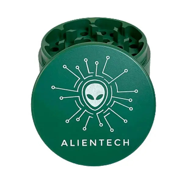 Alientech 4-Piece 63mm Ceramic Grinder – Ships Australia-wide - green