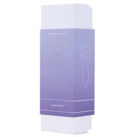 Amethyst gemstone spoon hand pipe with cosmic design – Astral Project smoking accessory - Box