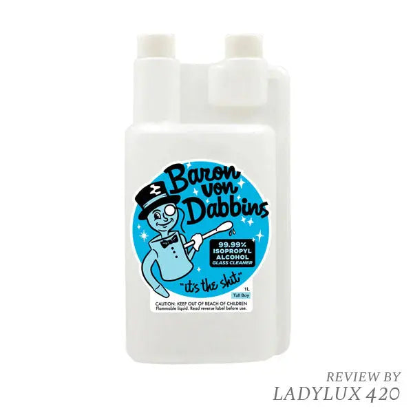 Baron von Dabbins 99.99% Isopropyl Glass Cleaner 1L – fast shipping Australia-wide