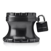 Compton Grinders lockable storage vault w/lock – fast shipping Australia-wide - black