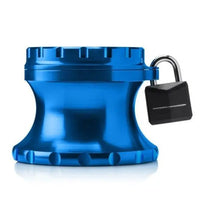 Compton Grinders lockable storage vault w/lock – fast shipping Australia-wide - blue