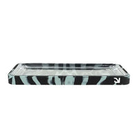 Eyce Silicone & Glass Rolling Tray with fast shipping Australia-wide – durable and stylish design. Smoke black flat