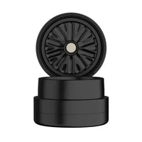 Flower Mill 3-Piece 2.0" Aluminum Grinder – Next Gen Series for smooth, efficient milling - black open lid