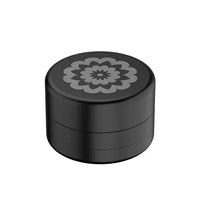 Flower Mill 3-Piece 2.0" Aluminum Grinder – Next Gen Series for smooth, efficient milling - black top