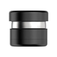 Black Flower Mill Next Gen 5-Piece 2.5" Stainless Steel Herb Grinder – Premium Design - Side closed Lid