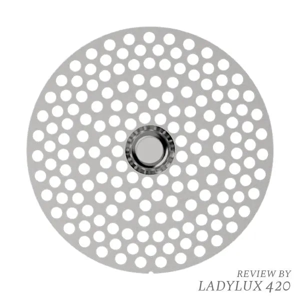 Flower Mill Next Gen 2.5" Extra Fine Mill Plate for Precision Herb Grinding - Top