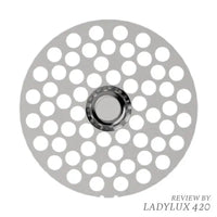 Fine 2.0" mill plate for Flower Mill Next Gen – precision grind for smoother results - top