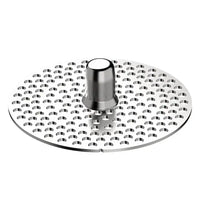 Fine grind 2.5" Flower Mill Next Gen mill plate for smooth, consistent herb milling. Side