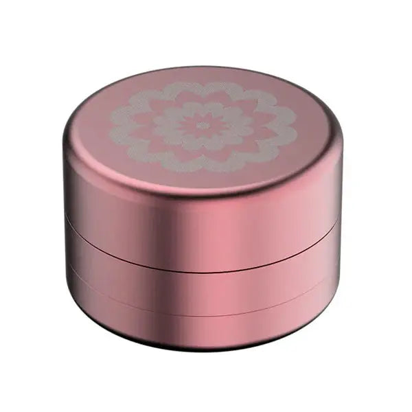 Flower Mill 3-Piece 2.0" Aluminum Grinder – Next Gen Series for smooth, efficient milling - pink top