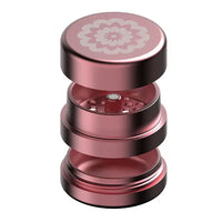 Flower Mill 3-Piece 2.0" Aluminum Grinder – Next Gen Series for smooth, efficient milling - pink apart