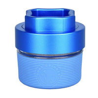 Goat AITH v.1 2.2" Herbal Grinder – Fast Shipping Australia-Wide - bottom blue