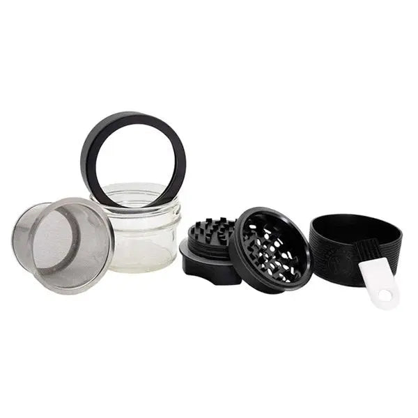 Goat AITH v.1 2.2" Herbal Grinder – Fast Shipping Australia-Wide - parts black