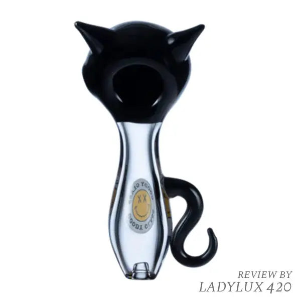 Goody Glass Kitty Spoon Pipe – Fast Shipping Australia-Wide, Borosilicate Glass-front