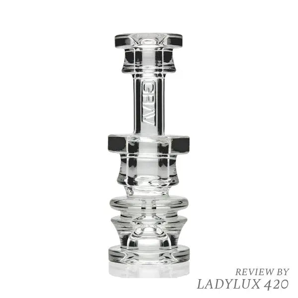 Grav Arcline Series 3.5" Borosilicate Glass Chillum Hand Pipe – Sleek and Durable Design - front