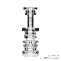 Grav Arcline Series 3.5" Borosilicate Glass Chillum Hand Pipe – Sleek and Durable Design - front
