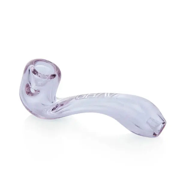 Grav 4" Mini Sherlock Pipe – Borosilicate glass, fast shipping Australia-wide - lavender