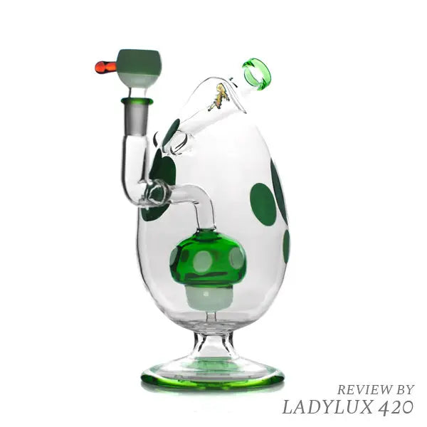 Hemper XL 9" Spotted Egg Water Pipe with fast shipping Australia-wide - side