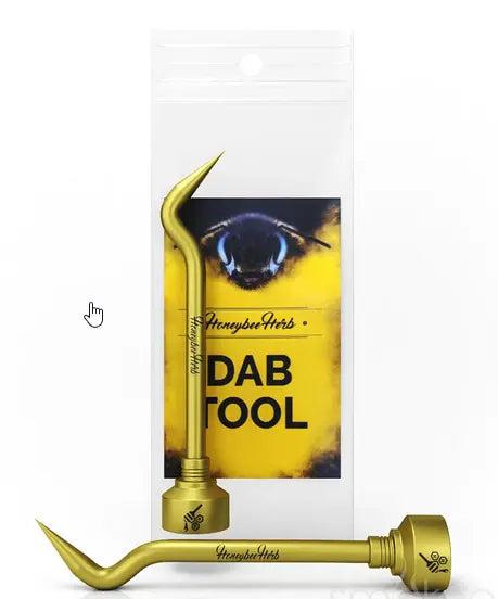 Honeybee Herb Titanium Dab Tool 25mm - Gold, fast shipping Australia-wide