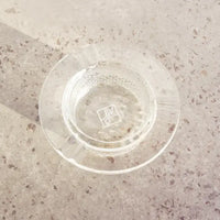 Jane West 20's Collection Ashtray – sleek, vintage-inspired ashtray for modern smokers - clear top lifestyle