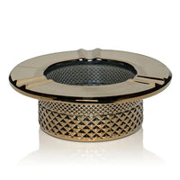 Jane West 20's Collection Ashtray – sleek, vintage-inspired ashtray for modern smokers - gold side