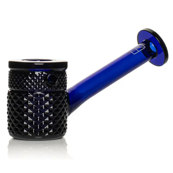 Jane West 20's Collection blue Bubbler – Elegant Glass Water Pipe for Smooth Smoking Experience