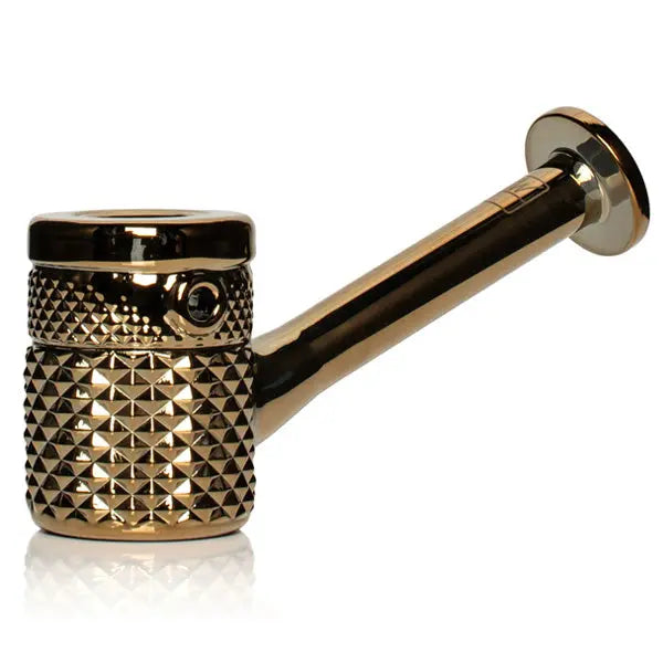 Jane West 20's Collection gold Bubbler – Elegant Glass Water Pipe for Smooth Smoking Experience