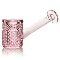 Jane West 20's Collection pink Bubbler – Elegant Glass Water Pipe for Smooth Smoking Experience