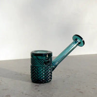 Jane West 20's Collection cobalt beautiful  Bubbler – Elegant Glass Water Pipe for Smooth Smoking Experience