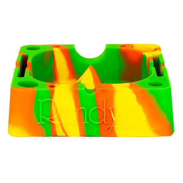 Randy's Rasta Silicone Ashtray with Debowler – fast shipping Australia-wide