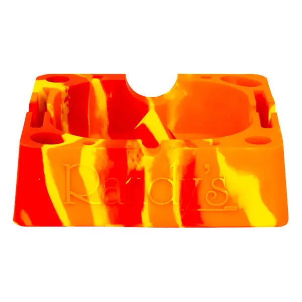 Randy's orange Silicone Ashtray with Debowler – fast shipping Australia-wide