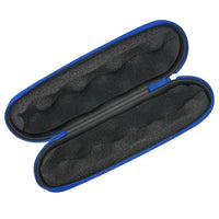 Large Hard Case Shell Pouch with fast shipping Australia-wide for safe storage - blue open