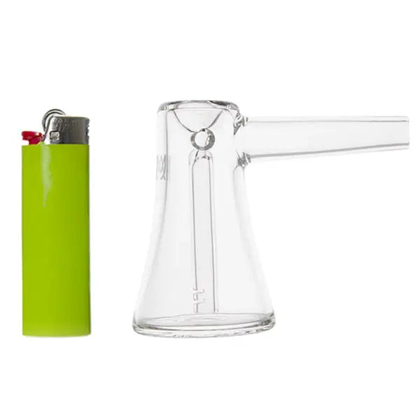MJ Arsenal Vulkan Mini Glass Bubbler – compact, durable, and perfect for smooth water filtration. Size