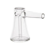 MJ Arsenal Vulkan Mini Glass Bubbler – compact, durable, and perfect for smooth water filtration. Angled