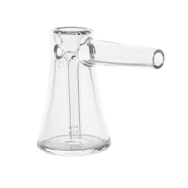 MJ Arsenal Vulkan Mini Glass Bubbler – compact, durable, and perfect for smooth water filtration. Angled