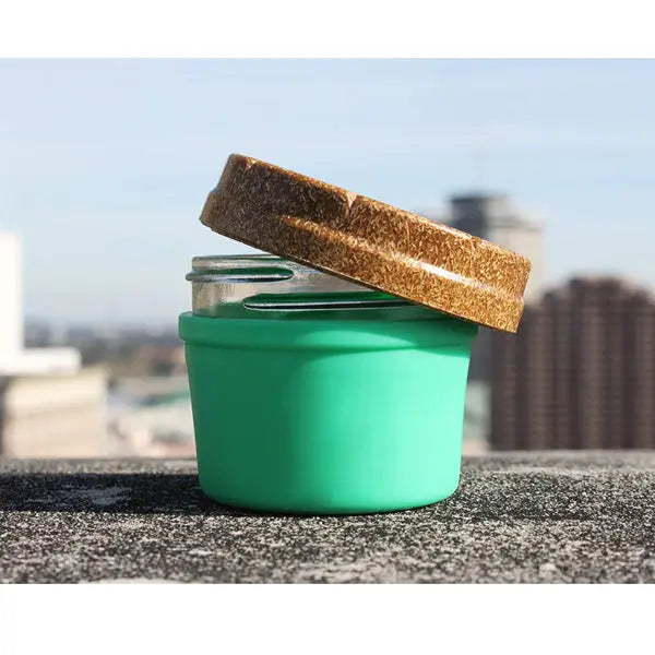 Mason-re 4oz Re\:Stash Jar with Koozie – fast shipping Australia-wide - green