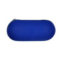 Medium Hard Case Shell Pouch with fast shipping Australia-wide for safe storage - blue top