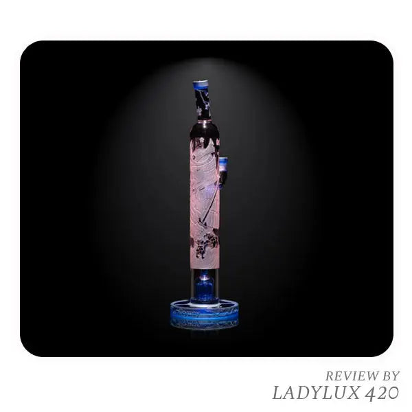 Milkyway Glass Femme Samurai 16″ Dab Rig in Pink – fast shipping Australia-wide. front