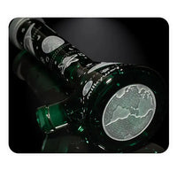 Milkyway Glass Space Odyssey Mini Beaker Bong Teal – fast shipping Australia-wide - bottom