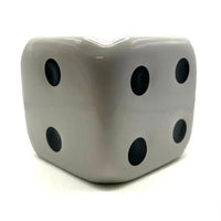 Oversized Dice Ceramic Ashtray – unique design, fast shipping Australia-wide - front