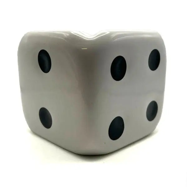 Oversized Dice Ceramic Ashtray – unique design, fast shipping Australia-wide - front