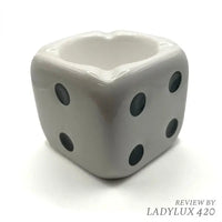 Oversized Dice Ceramic Ashtray – unique design, fast shipping Australia-wide - main