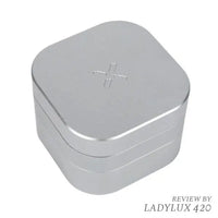 Pax 3-Piece Magnetic Herbal Grinder Silver with fast shipping Australia-wide - top