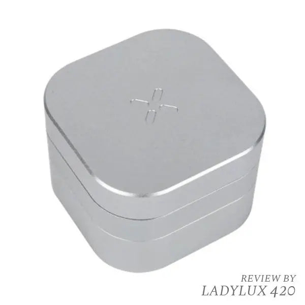 Pax 3-Piece Magnetic Herbal Grinder Silver with fast shipping Australia-wide - top