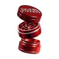 Piranha 3-Piece 2.0" Grinder with fast shipping Australia-wide – quality herb accessory - red
