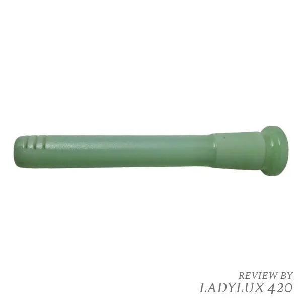 Piranha Opaque Jade Glass Down Stem 12cm 3.5mm – Durable Borosilicate Replacement Part