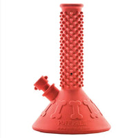 Puff Palz Beaker Buddy dog toy with fast shipping Australia-wide – non-toxic rubber water pipe toy - red